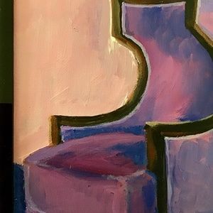 Acrylic painting of a chair painted by me